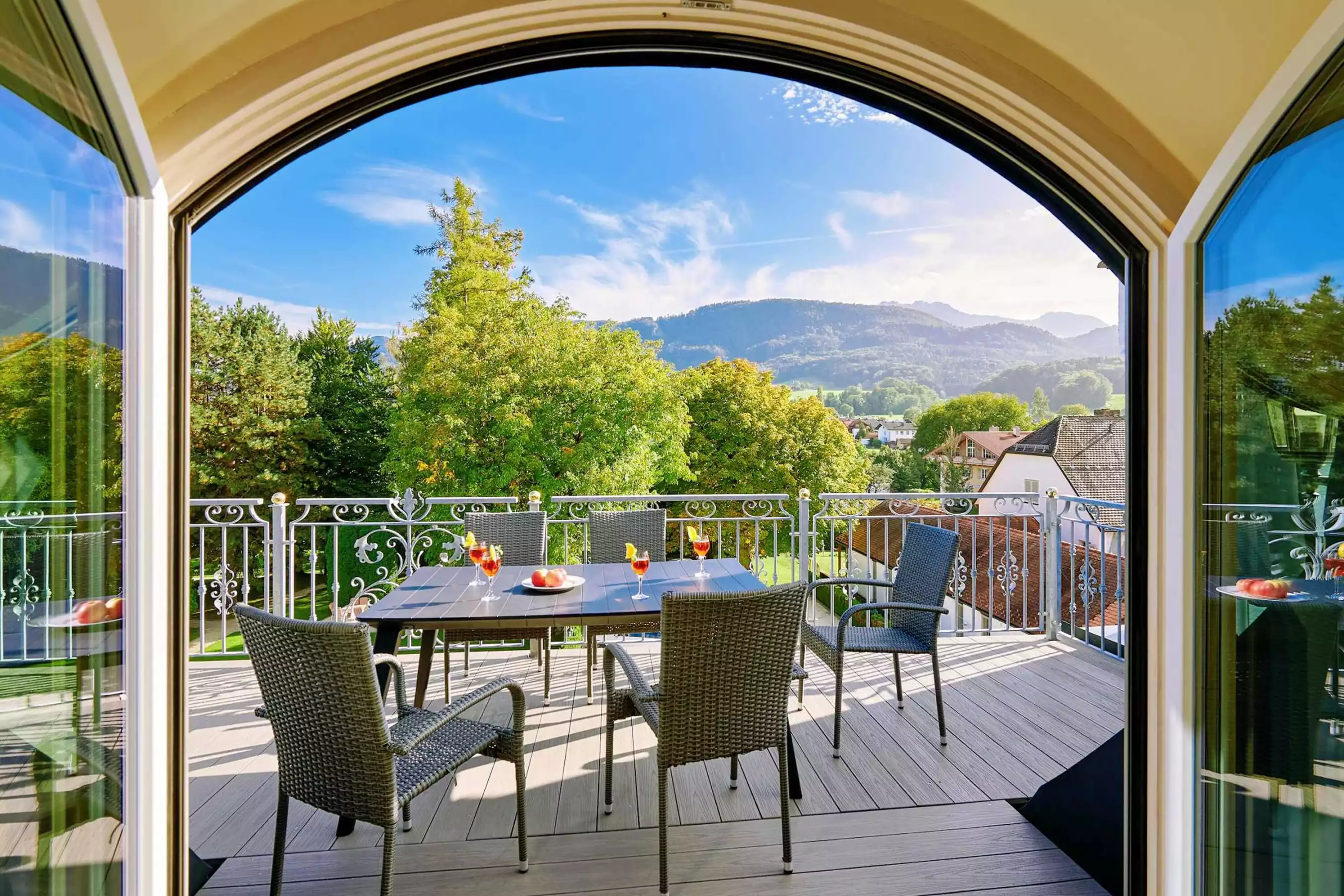 Ferienwohnung 10 Balkon Terrasse möbliert