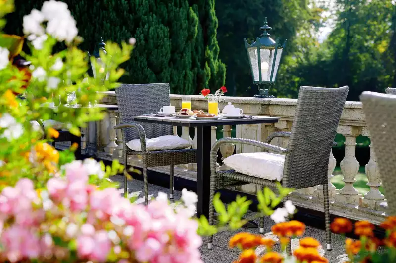 Terrasse und Loggia Brötchenservice zum Frühstück